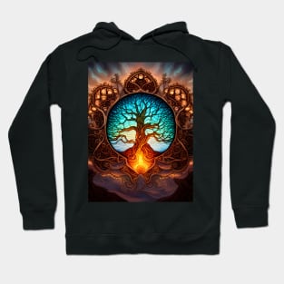 Magical Tree Fantasy Portal Hoodie